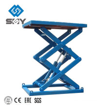 Electric hydraulic movable Scissor lift motorcycle elevator